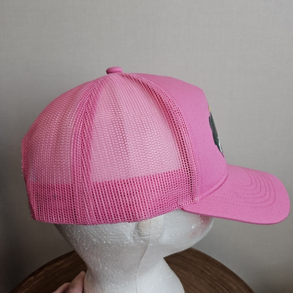 2/$25 Bass Pro Shops Vibrant Pink Hat with Iconic Logo - Picture 2 of 12